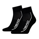 Head Tennis Performance Quarter Socks 2P Black